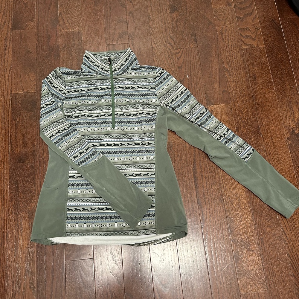 Adult small Kerrits 3/4 fleece zip pullover